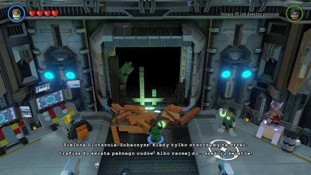 Zbuduj drugą część przejścia z klocków rozsypanych na ziemi - Zadania poboczne | Strażnica - sekrety w Lego Batman 3 Poza Gotham - LEGO Batman 3: Poza Gotham - poradnik do gry