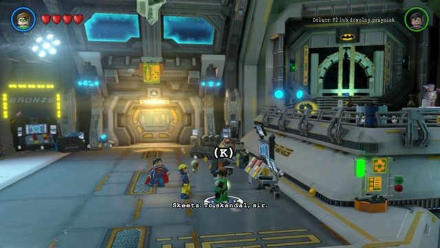 Po wykonaniu misji W Pogoni Za Złotem, zaraz po wyjściu z laboratorium spotkasz kolejny raz Boostera Golda - Zadania poboczne | Strażnica - sekrety w Lego Batman 3 Poza Gotham - LEGO Batman 3: Poza Gotham - poradnik do gry