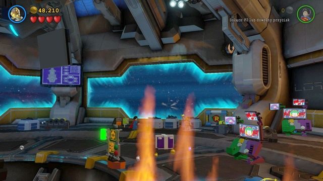 Trzeci minizestaw znajduje się za polem ochronnym, w kosmosie - Minizestawy | Na Strażnicy Porządku - sekrety w Lego Batman 3 Poza Gotham - LEGO Batman 3: Poza Gotham - poradnik do gry
