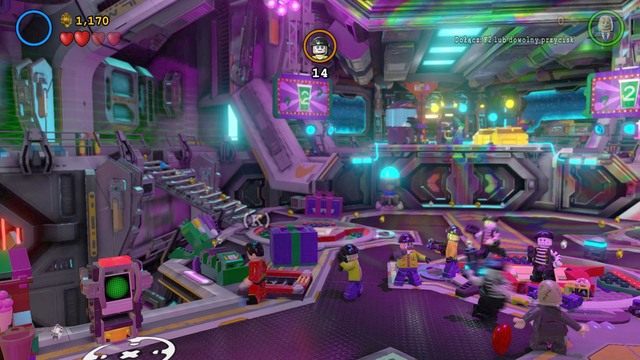 Podejdź do platformy po lewej stronie jako Plastic Man i przedostań się na drugą stronę - Adam West / Czerwony klocek | Na Strażnicy Porządku - sekrety - LEGO Batman 3: Poza Gotham - poradnik do gry