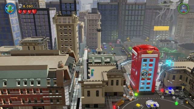 Szósty minizestaw otrzymasz w momencie blokady budką telefoniczną - Minizestawy | Eurokłopoty - sekrety - LEGO Batman 3: Poza Gotham - poradnik do gry
