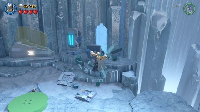 Podejdź do ostatniej części jaskini i zniszcz skałę, która tam stoi - Postacie | Chłodna Historia - sekrety w Lego Batman 3 Poza Gotham - LEGO Batman 3: Poza Gotham - poradnik do gry