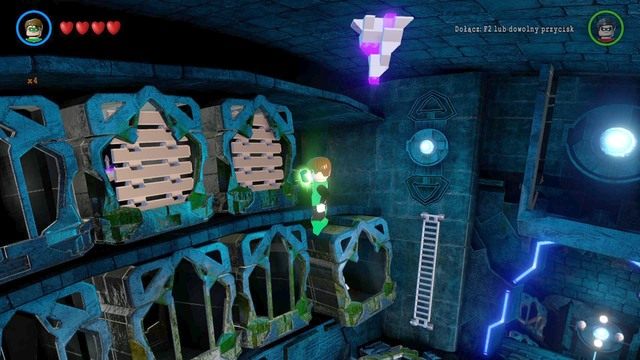 Drugi generator znajdziesz po prawej stronie na samej górze - Złote Klocki | Nok - sekrety w Lego Batman 3 Poza Gotham - LEGO Batman 3: Poza Gotham - poradnik do gry
