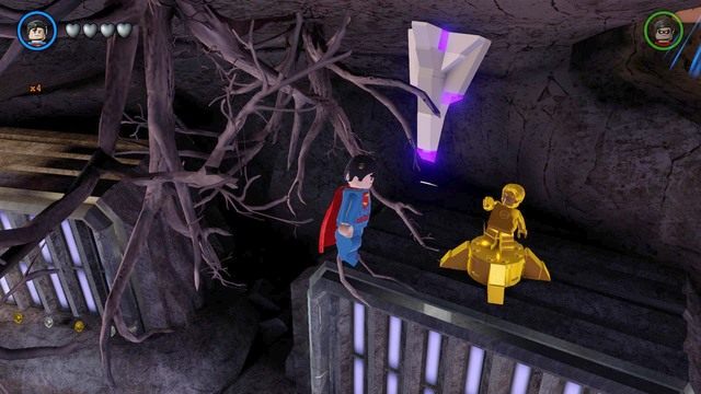 Trzeci złoty klocek znajdziesz w podziemnych ruinach - Złote Klocki | Nok - sekrety w Lego Batman 3 Poza Gotham - LEGO Batman 3: Poza Gotham - poradnik do gry