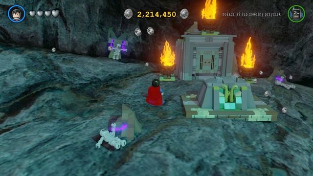 Żeby dostać się do świątyni musisz zniszczyć wszystkie kościotrupy - Postacie i pojazdy | Oa - sekrety w Lego Batman 3 Poza Gotham - LEGO Batman 3: Poza Gotham - poradnik do gry