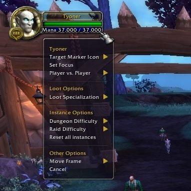 W lewym, górnym rogu ekranu znajduje się ikonka przedstawiająca naszego głównego bohatera - 1. Interface gry w World of Warcraft Warlords of Draenor - World of Warcraft: Warlords of Draenor - poradnik do gry
