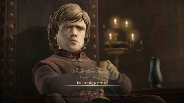 W grze spotykamy znane nam postacie z serialu telewizyjnego takie jak Tyrion Lannister - Game of Thrones - A Telltale Games Series - poradnik do gry