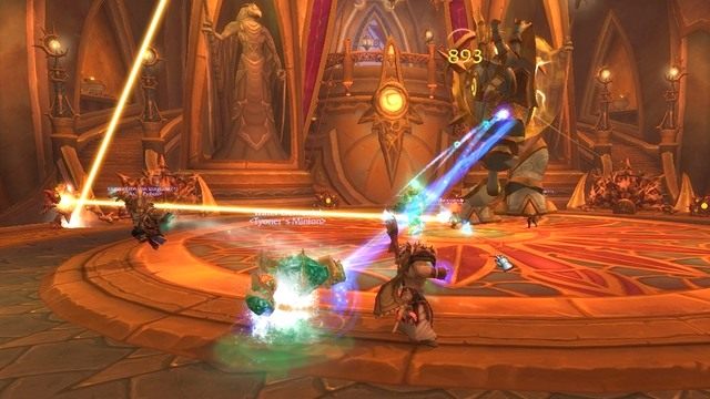 Zazwyczaj należy unikać wszelkich promieni uderzających nas z nieba, w tym wypadku będzie to jednak klucz do zwycięstwa. - Skyreach | Instancje (Dungeons) w World of Warcraft Warlords of Draenor - World of Warcraft: Warlords of Draenor - poradnik do gry