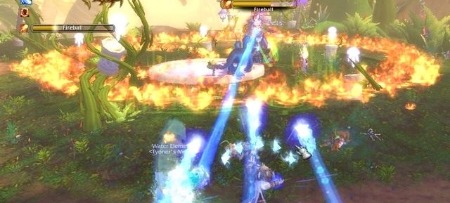 Nad płonącymi okręgami wystarczy przeskoczyć. - The Everbloom | Instancje (Dungeons) w World of Warcraft Warlords of Draenor - World of Warcraft: Warlords of Draenor - poradnik do gry