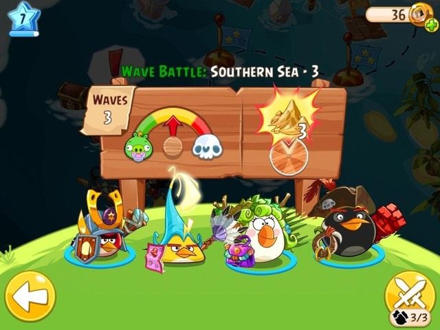 Ekran przedstawiający informacje dotyczące nadchodzącej walki. - Walka | Angry Birds Epic - Angry Birds Epic - poradnik do gry