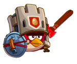 Overpower - Red atakuje wskazanego wroga, zadając 95% obrażeń - Red | Ptaki i klasy postaci | Angry Birds Epic - Angry Birds Epic - poradnik do gry
