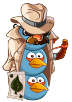 Smoke Bomb - Blues atakują wybrany cel, zadając 85% obrażeń - Blue Jay, Jake and Jim | Ptaki i klasy postaci | Angry Birds Epic - Angry Birds Epic - poradnik do gry