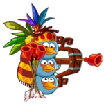 Weak Spot - Blues atakują wskazany cel, zadając 90% obrażeń - Blue Jay, Jake and Jim | Ptaki i klasy postaci | Angry Birds Epic - Angry Birds Epic - poradnik do gry