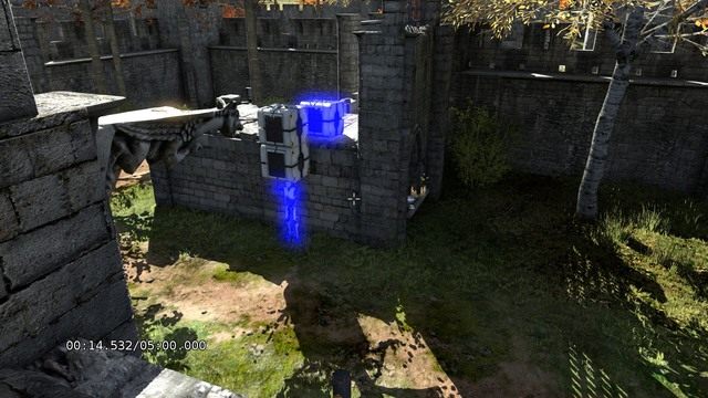 Z tego miejsca odbierzesz sześciany. - C2 | Świat C w The Talos Principle - The Talos Principle - poradnik do gry