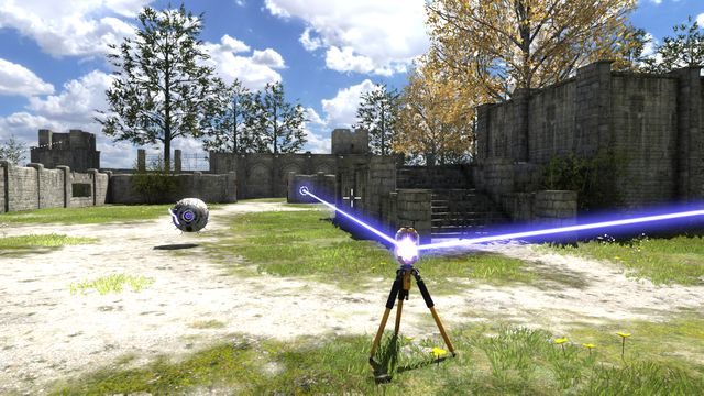 Najpierw przekieruj niebieski promień - The Swapper | Road to Gehenna (DLC) - Świat 1 w The Talos Principle - The Talos Principle - poradnik do gry
