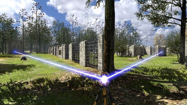 Przekieruj pierwszy promień niebieski do przycisku - Open Field | Road to Gehenna (DLC) - Świat 1 w The Talos Principle - The Talos Principle - poradnik do gry