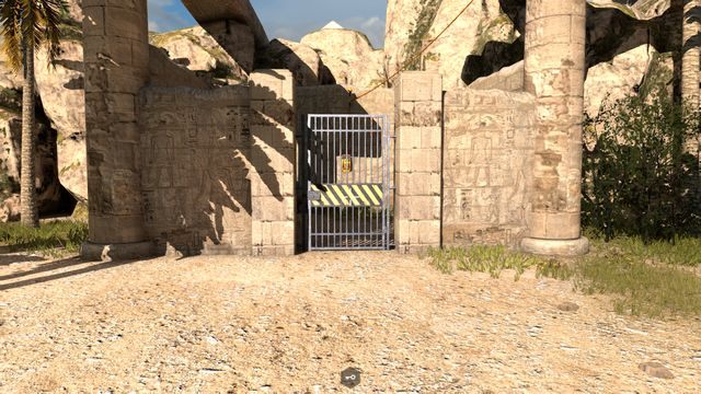 Stalowa brama z dźwignią - Haircut | Road to Gehenna (DLC) - Świat 2 | The Talos Principle - The Talos Principle - poradnik do gry