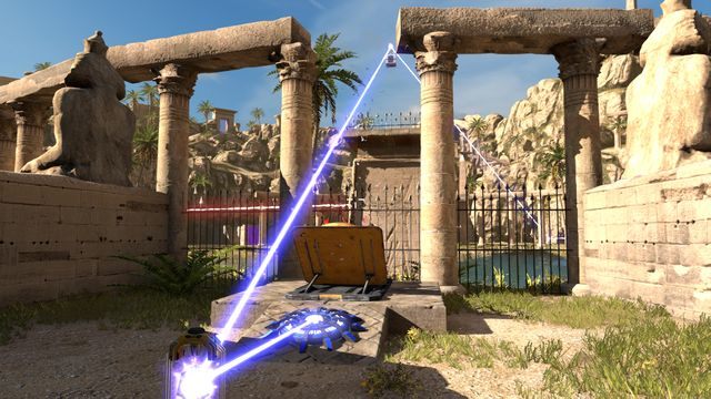 Zasil niebieskim promieniem wentylator - Crater | Road to Gehenna (DLC) - Świat 2 | The Talos Principle - The Talos Principle - poradnik do gry