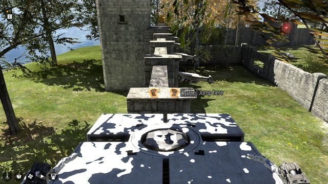 Skacz po murze, aż dotrzesz do gwiazdki - Świat 1 | Road to Gehenna (DLC) Wszystkie gwiazdki | The Talos Principle - The Talos Principle - poradnik do gry