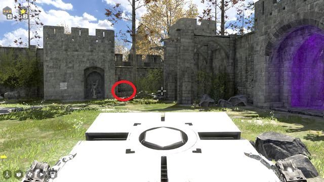 Idź prosto i skręć w lewo tuż przy przejściu do zagadki Through a Windows - Świat 1 | Road to Gehenna (DLC) Wszystkie gwiazdki | The Talos Principle - The Talos Principle - poradnik do gry
