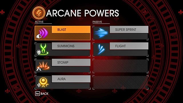 Arcane to sześć specjalnych umiejętności, do których dostęp można uzyskać na wczesnym etapie rozgrywki - Moce - Saints Row: Gat out of Hell - poradnik do gry