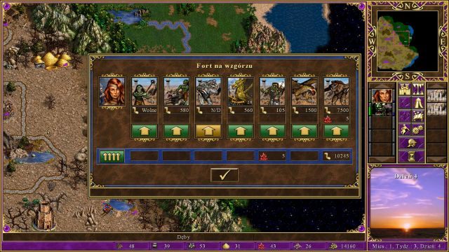 Fort na Wzgórzu - marzenie każdego gracza! - Gorączka Złota | Kampania - Wojenny Zamęt | Heroes of Might & Magic III - Heroes of Might & Magic III: HD Edition - poradnik do gry