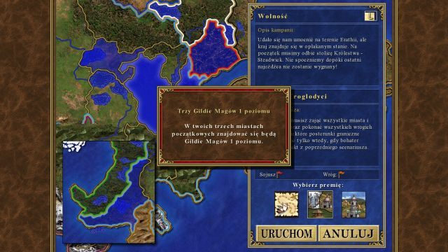 Trzy budynki Gildii Magii poziomu 1 to najlepszy start w tej misji. - Tunele i Troglodyci | Kampania - Wyzwolenie | Heroes of Might & Magic III - Heroes of Might & Magic III: HD Edition - poradnik do gry
