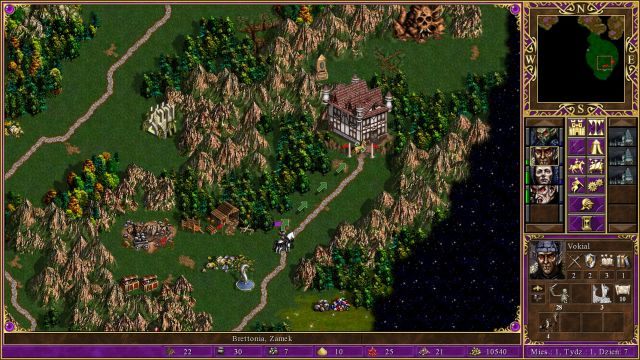 Pierwsze miasto do przejęcia - nawet nie posiada obrony! - Dzień i Noc | Kampania - Niech Żyje Król | Heroes of Might & Magic III - Heroes of Might & Magic III: HD Edition - poradnik do gry