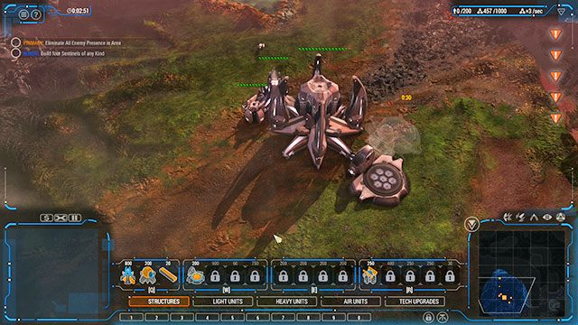 Stwórz armię złożoną z przynajmniej piętnastu jednostek i wyrusz na wschód - Misja 6 - The Headwaters | Kampania Human | Grey Goo - Grey Goo - poradnik do gry