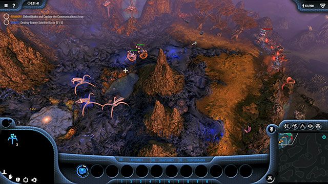 W podobny sposób - zwiad Radiant oraz ostrzał Crescent - oczyść najbliższą okolicę [3][4][5] - Misja 13 - The Grotto | Kampania Goo | Grey Goo - Grey Goo - poradnik do gry