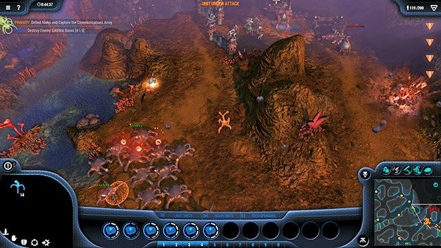 Od ruin ostatniego posterunku skieruj się na północ - Misja 13 - The Grotto | Kampania Goo | Grey Goo - Grey Goo - poradnik do gry