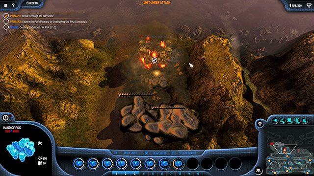 Kiedy drugi Hand of Ruk padnie, możesz odetchnąć z ulgą - Misja 14 - The Barricade | Kampania Goo | Grey Goo - Grey Goo - poradnik do gry