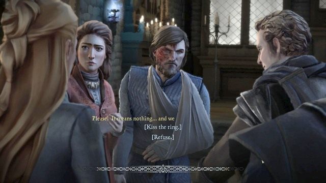 Drugi ważny wybór znajdziesz w piątym rozdziale gry - Ważne wybory | Epizod 2 - The Lost Lords | Game of Thrones - Game of Thrones - A Telltale Games Series - poradnik do gry