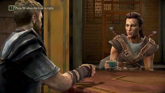 Po rozmowie z Beskhą będziesz musiał wznieść toast - Rozdział 1| Epizod 2 - The Lost Lords | Game of Thrones - Game of Thrones - A Telltale Games Series - poradnik do gry