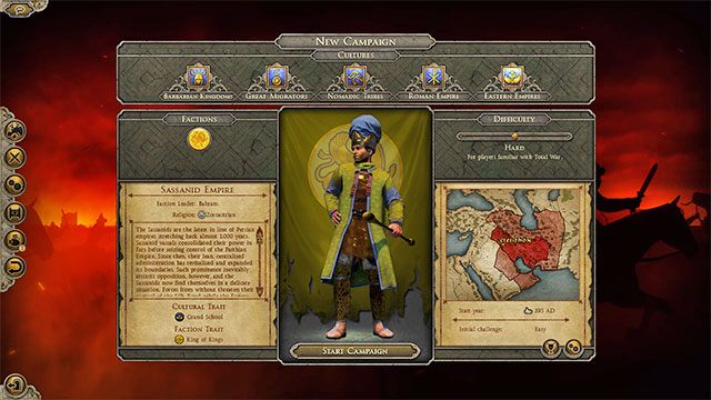 Król nad króle oferuje dwie rzeczy - Imperium Sasanidów w Total War Attila | Wybór frakcji - Total War: Attila - poradnik do gry