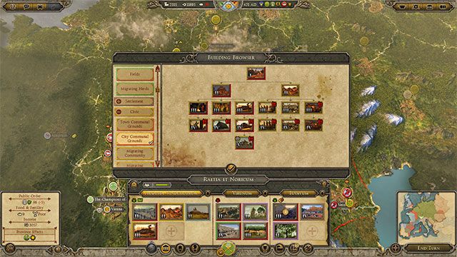 W tej sekcji znajdują się ogólne informacje na temat typów budowli możliwych do postawienia zarówno w osadach, jak i obozach Hord - Budynki w Total War Attila | Zarządzanie państwem - Total War: Attila - poradnik do gry