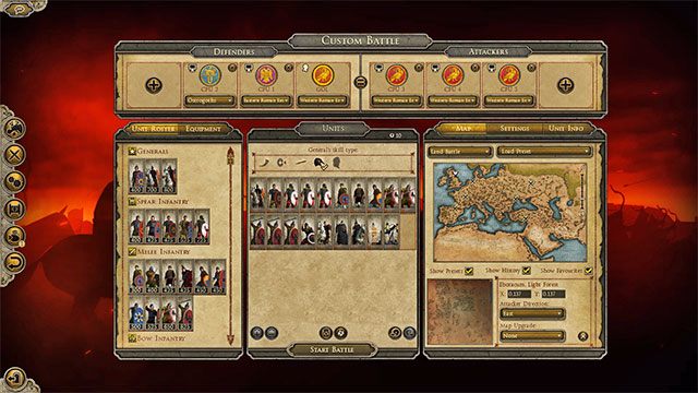 Istnieje sześć rodzajów terenów, na których może toczyć się bitwa lądowa nie będąca szturmem na osadę - Wybór terenu w Total War Attila | Bitwa - Total War: Attila - poradnik do gry