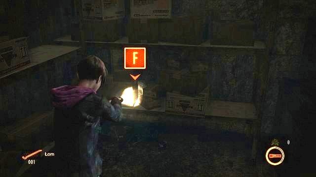Jako Moira kieruj światłem latarki w stronę błyszczących przedmiotów. - Ucieknij z zakładu cz.2 | Kolonia karna - Claire | Resident Evil Revelations 2 - Resident Evil: Revelations 2 - Kolonia Karna - poradnik do gry