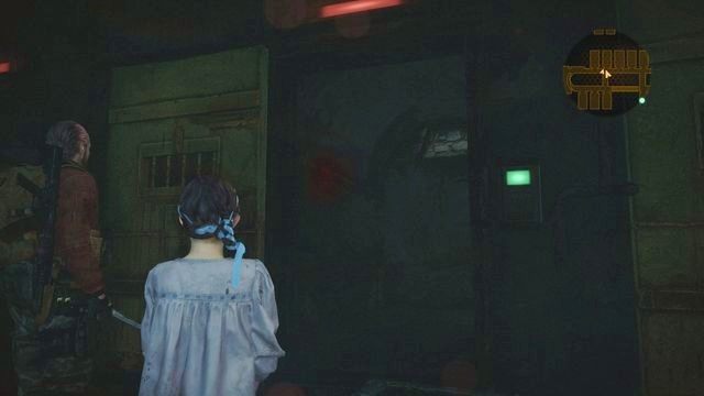 Po otwarciu cel na górze w sterowni, w drugiej z nich, po lewej stronie - Larwy owadów (Natalia) | Rysunki Kafki i Larwy owadów - Resident Evil: Revelations 2 - Kolonia Karna - poradnik do gry