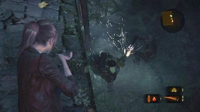 Z dachu będziesz miał dobrą pozycję do oddawania celnych strzałów w bezradnego przeciwnika. - Ważny wybór - Pedro | Resident Evil Revelations 2 - Resident Evil: Revelations 2 - Kolonia Karna - poradnik do gry
