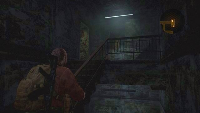 Jeżeli posiadasz wiertło Pedro możesz przewiercić drzwi na ostatnim poziomie budynku. - Idź do wieży cz.2 | Kontemplacja - Barry | Resident Evil Revelations 2 - Resident Evil: Revelations 2 - Kolonia Karna - poradnik do gry