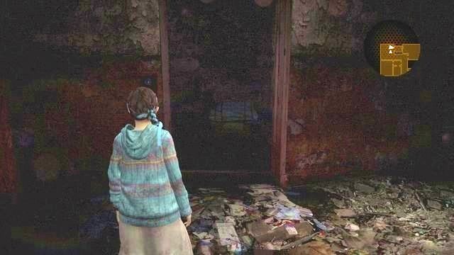 Przejście do pomieszczenia, w którym znajduje się latająca ważka. - Idź do wieży cz.2 | Kontemplacja - Barry | Resident Evil Revelations 2 - Resident Evil: Revelations 2 - Kolonia Karna - poradnik do gry