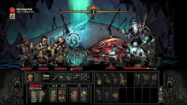 Anchorman przybije jednego z sojuszników do ziemi - ubij go, by go uwolnić. - Darkest Dungeon: Jak pokonać bossa Drowned Crew? - Darkest Dungeon - poradnik do gry