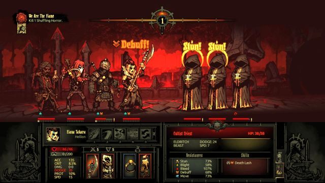 Nowi wrogowie są dość podatni na ogłuszenie - warto to wykorzystywać. - Darkest Dungeon: We Are The Flame - Darkest Dungeon - poradnik do gry