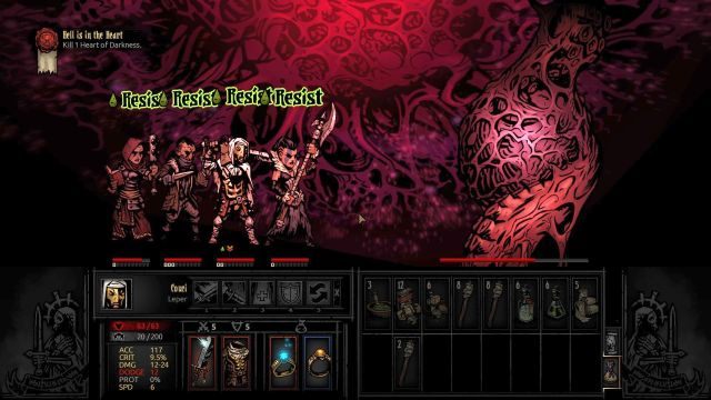 Wróg posiada atak nakładający zatrucie całej drużynie, jednak ma on dość niską szansę powodzenia. - Darkest Dungeon: Hell is in the Heart - Darkest Dungeon - poradnik do gry