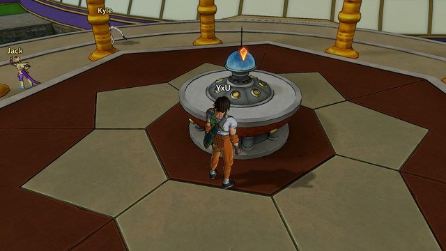 Piedestał, na którym musisz ustawić wszystkie Smocze Kule - Smocze Kule i odblokowywanie postaci | Informacje wstępne w DB Xenoverse - Dragon Ball: Xenoverse - poradnik do gry