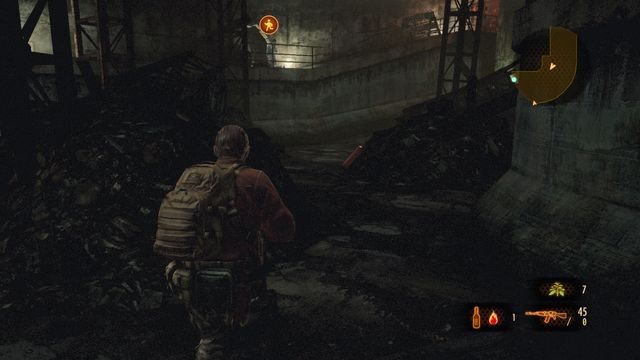 Miejsce, w którym natkniesz się na niewidzialną ważkę. - Opuść ścieki - Śluzy | Wyrok - Barry | Resident Evil Revelations 2 - Resident Evil: Revelations 2 - Kolonia Karna - poradnik do gry