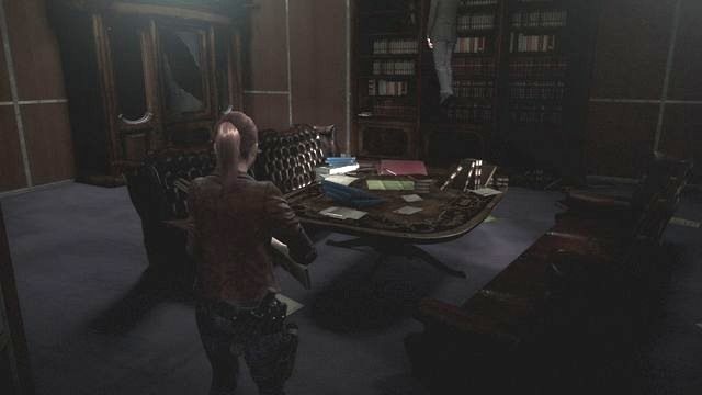 W pomieszczeniu, do którego dostajesz się wychodząc z grobowca (miejsce walki z Neilem) - Wyrok - Claire | Dokumenty | Resident Evil Revelations 2 - Resident Evil: Revelations 2 - Kolonia Karna - poradnik do gry