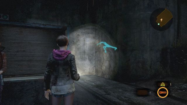 Zaraz po rozpoczęciu epizodu, przed podniesieniem bramy i wejściem na teren fabryk - spójrz na ścianę z prawej strony - Rysunki Kafki (Moira) | Wyrok | Resident Evil Revelations 2 - Resident Evil: Revelations 2 - Kolonia Karna - poradnik do gry