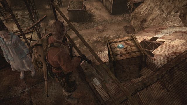 Na terenie kopalni, podczas schodzenia na sam dół, na budynku z prawej strony zauważysz kolejny emblemat - Wyrok - Barry | Emblematy wieży | Resident Evil Revelations 2 - Resident Evil: Revelations 2 - Kolonia Karna - poradnik do gry